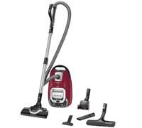 Rowenta Aspirateur avec sac, Silencieux, Performant, Basse consommation d’énergie, Haute filtration, Capacité 4,5 L, Accessoires poils d'animaux, Fabriqué en France, Silence Force, Rouge RO7473EA