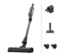 Rowenta RH1128 Aspirateur-balai 2 en 1 Batterie Sec Sans sac 0,4 L Violet, Aluminium