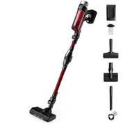 Rowenta RH2079 Aspirateur-balai 2 en 1 Batterie Sec Sans sac 0,4 L 250 W Noir, Rouge