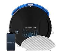 Rowenta Aspirateur robot, Aspire et lave les sols, 3 modes de navigation, Capteurs anti-chutes, Batterie lithium-ion durable, Autonomie de 150 minutes, X-Plorer S45 RR8275WH