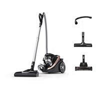 Rowenta Aspirateur sans Sac Silence Force Cyclonic Effitech RO7954EA, Veuillez Vous référer à la Feuille de Construction du Produit, Noir/Or Rose, 500 W, 2.5 liters, 59 décibeles