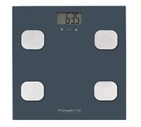 Rowenta Body Up Impédancemètre et IMC avec Large Ecran LCD 8 Mémoires Capacité 150 kg Graduation 100g 1 Pile Lithium CR2032 Incluse BR2520V0
