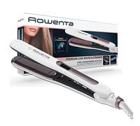 Rowenta Lisseur Premium Care Brush & Straight SF7510F0 Contrôle 130–200°C Écran LCD Blanc/Rose