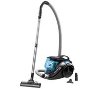 Rowenta Compact Power Cyclonic Aspirateur Sans Sac Performant Compact Léger Maniable Ergonomique Capacité 1,5L RO3731EA, Noir / Turquoise