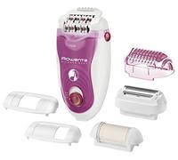 Rowenta EP5660 Silence Soft Epilateur Épilation Silencieuse pour Jambes avec Technologie Micro-Contact, 7 Accessoires, 4, 8W, 220-240V, Violet/Blanc