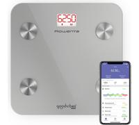 Rowenta Goodvibes LIFE BR9600 Pèse-personne électronique 160kg Bluetooth Silver