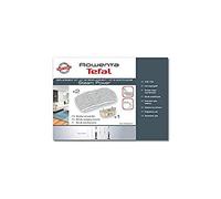 Rowenta Kit De Remplacement 2 Lingettes Microfibres + 1 Cartouche Anti Calcaire Compatible Pour Aspirateurs Rowenta Steam Power Accessoire Officiel ZR006501, Nc, Voir Descriptif