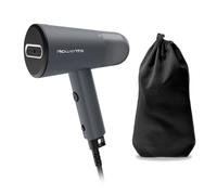 Rowenta Origin DR1050 Bateau à vapeur de voyage pour vêtements, double tension (120 V-240 V) pour vêtements portable, mini bateau à vapeur pliable avec étui de rangement facile, noir, DR1050