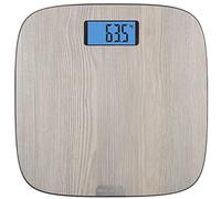 Rowenta Balance de salle de bain Origin Light Wood BS1600 – grand écran, finition bois, 160 kg
