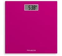Rowenta Pèse-personne numérique Premiss 2 – verre trempé, graduation 100 g, fuchsia 30 x 30 cm