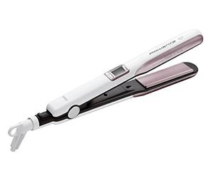 Rowenta Premium Care Liss & Curl SF7660F0 Fer à lisser et friser avec plaques Cashmere Keratin à l’huile d’argan et générateur d’ions