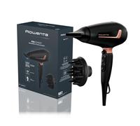 Rowenta Pro Expert Sèche-cheveux Moteur Pro AC, Puissance 2200 W, Séchage ultra-rapide, Système ionique pour réduire l'électricité statique, 2 accessoires, Touche air froid CV8830F0