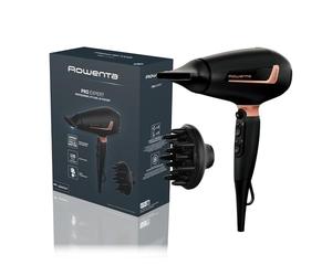 Rowenta Pro Expert Sèche-cheveux Moteur Pro AC, Puissance 2200 W, Séchage ultra-rapide, Système ionique pour réduire l'électricité statique, 2 accessoires, Touche air froid CV8830F0