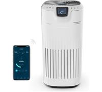 ROWENTA PU8080F0 Pure Home Purificateur d'air, Boitier amovible de suivi de la qualité de l’air, Pollution détectée en temps réel