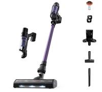 Rowenta RH6A39WO aspirateur balai et balai électrique Aspirateur-balai 2 en 1 Batterie Sec Cyclonique Sans sac 0,6 L 140 W Noir et Violet