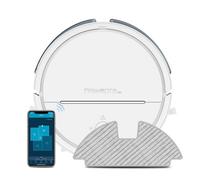ROWENTA RR7877WH X-Plorer Serie 120 AI Aspirateur robot Intelligence artificielle, Navigation précise, Aspire et lave, Laser + camér