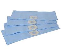 Tefal ZR8001 Lot de 4 Sacs Microfibres, Bleu