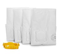 ROWENTA Sacs aspirateur Wonderbag Allergy Care x4 Conçus pour aspirateurs traineaux WB484720, Blanc