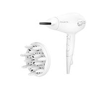 Rowenta Sèche-cheveux, Moteur hybride haute performance de 2400 Effiwatts, Booste le volume naturel des cheveux, Concentrateur fin de 8 mm, Diffuseur, Volumizer CV6130F0