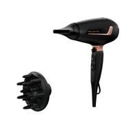 Rowenta Pro Expert Sèche-cheveux Moteur Pro AC, Puissance 2200 W, Séchage ultra-rapide, Système ionique pour réduire l'électricité statique, 2 accessoires, Touche air froid CV8830F0