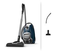 ROWENTA Silence Force Effitech Aspirateur avec Sac, Silencieux 57 DB(A), Basse consommation, Haute Filtration, Rayon d'action 12 m, Fabriqué en France RO7451EA, Bleu