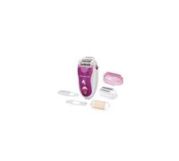 Rowenta Épilateur SILENCE SOFT EP 5660 silencieux sans fil 24 pinces 40 min Blanc/Rose