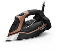 Rowenta Steamforce Pro Fer à repasser vapeur 3200 W, débit vapeur 75 g/min, distribution optimale de la vapeur, 5 préréglages, protection anti-goutte, fonction anti-calcaire, résistance aux rayures,