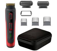 Rowenta TN9400F4 Tondeuse à barbe, Rasoir, Tondeuse corps, Tondeuse à cheveux lavable gris, orange