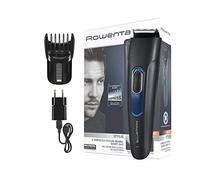 ROWENTA Tondeuse Barbe Stylis Rasage Lames Acier Inoxydable Auto-Affûtage Autonomie 90 Minutes TN2800F4