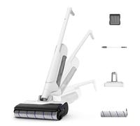 Rowenta X-Clean 10, Aspirateur Laveur sans fil, Inclinable 180°, Auto-Nettoyage et séchage 65°C, 60min, Pour tâches tenaces, poils d’animaux YY5785FE