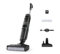Rowenta X-Clean 4 GZ5037WO aspirateur balai et balai électrique Batterie Sec&humide mousse Sans sac 200 W Aluminium, Gris