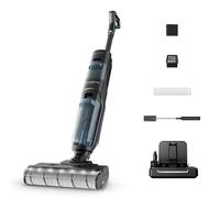 Rowenta X-Clean5, Aspirateur Laveur sans Fil, Nettoyage 2-en-1, Mode de détection Auto, Éclairage LED, Auto-Nettoyage, Séchage air Chaud, GZ5555EE, Noir