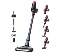 Rowenta RH6878 Aspirateur-balai 2 en 1 Batterie Sec Cyclonique Sans sac 0,55 L 100 W Rouge, Gris
