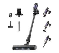 Rowenta X-Pert 7.60 Aspirateur Balai sans fil, Ultra Léger, Puissant 140W, Polyvalent, Autonomie 45min, Efficace tous Types de Sols RH6A33WO, Noir