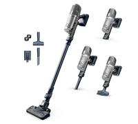 Rowenta X-Pert 6.60 Aspirateur Balai sans fil, Léger, Puissance 100W, Autonomie 45min, Efficace sur tous Types de Sols, LED RH6836EO, Gris