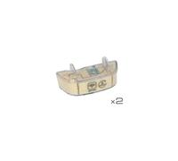 Rowenta Cartouche anticalcaire ZR005803 Lot de 2 pour Clean & Steam et Steam Power Transparent