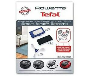 Rowenta ZR7101ES Lot 2 Brosses 4 Filtres Robot Aspirateur Smart Force Extreme