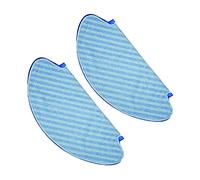 Rowenta ZR740001, Lot de 2 lingettes Microfibre compatibles avec Les aspirateurs Robot Explorer 60, Bleu