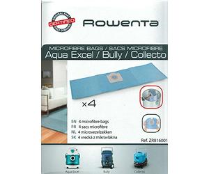 Rowenta ZR816001 Boîte de 4 Sacs Microfibres pour Collecto & Wet & Dry 19L