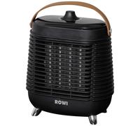 ROWI 1 03 03 0409 Radiateur soufflant céramique HKH 1500/1/1 Retro 45 m³ noir