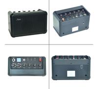 Rowin Electric Guitar Amp 15W Wireless BT Speaker Acoustic Guitar Amp with Tuning Function 8 Sound Effects 2200mAh Rechargeable Battery for Daily