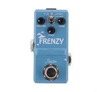Rowin LN322 Pédale d'effet Fuzz classique pour guitare basse avec coque en métal