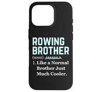 Rowing Brother Definition Funny Sports Retro Rowing Brother Coque pour iPhone 16 Pro