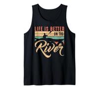 Rowing Canoë Kajak « Life is Better on The River » Débardeur