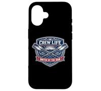 Rowing Crew Life United by The Oar Team Devise Rower Citation Coque pour iPhone 16