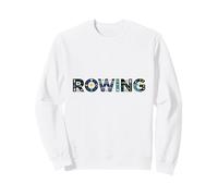 Rowing Life Team Women Men Crew Racing Graphic Regatta Sweatshirt