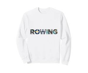 Rowing Life Team Women Men Crew Racing Graphic Regatta Sweatshirt