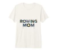 Rowing Mom Life Proud Crew Mom Regatta Mom Rowing Mama T-Shirt Haut de Gamme