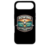 Rowing The Only Therapy I Need Row Crew Rower Citation Coque pour iPhone Air