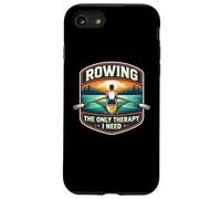 Rowing The Only Therapy I Need Row Crew Rower Citation Coque pour iPhone SE (2020) / 7/8